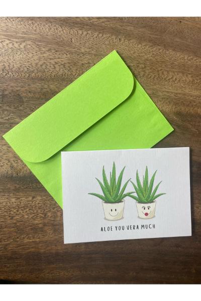 Greeting card - Aloe You Vera Much 